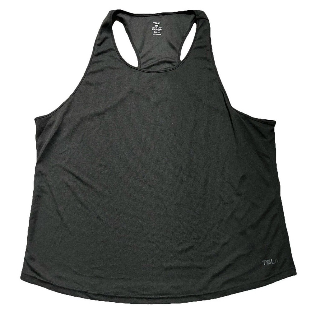 Women's Black Racerback Performance Tank